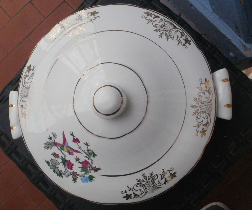 Soupi&egrave;re Luneville Badonviller, d&eacute;cor oiseau Cuisine