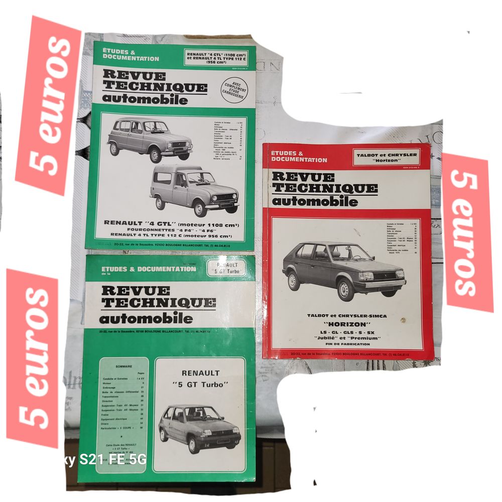 REVUE technique auto Livres et BD