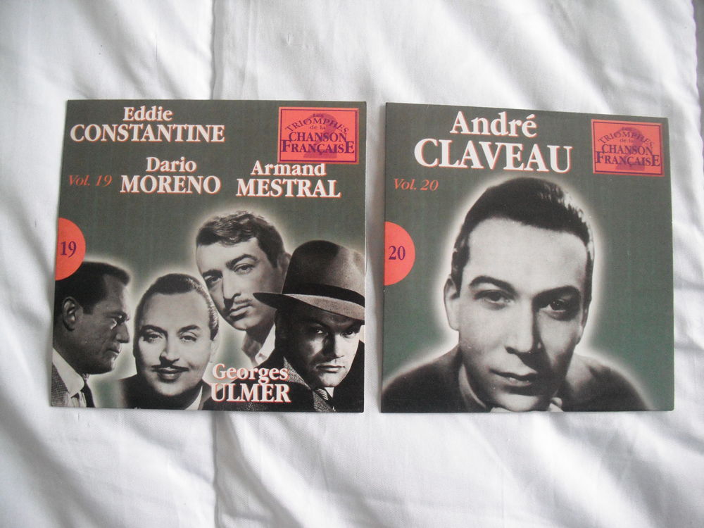 lot de 20 CD TRIOMPHES DE LA CHANSON FRANCAISE. CD et vinyles