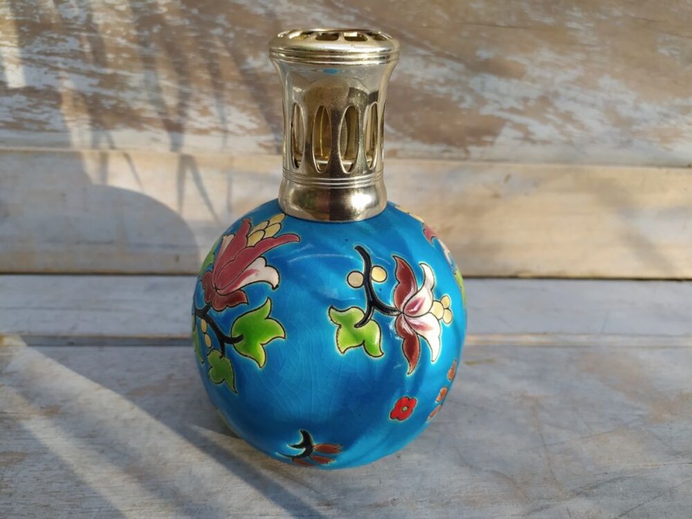 Ancienne Lampe Berger &Eacute;maux de Longwy 