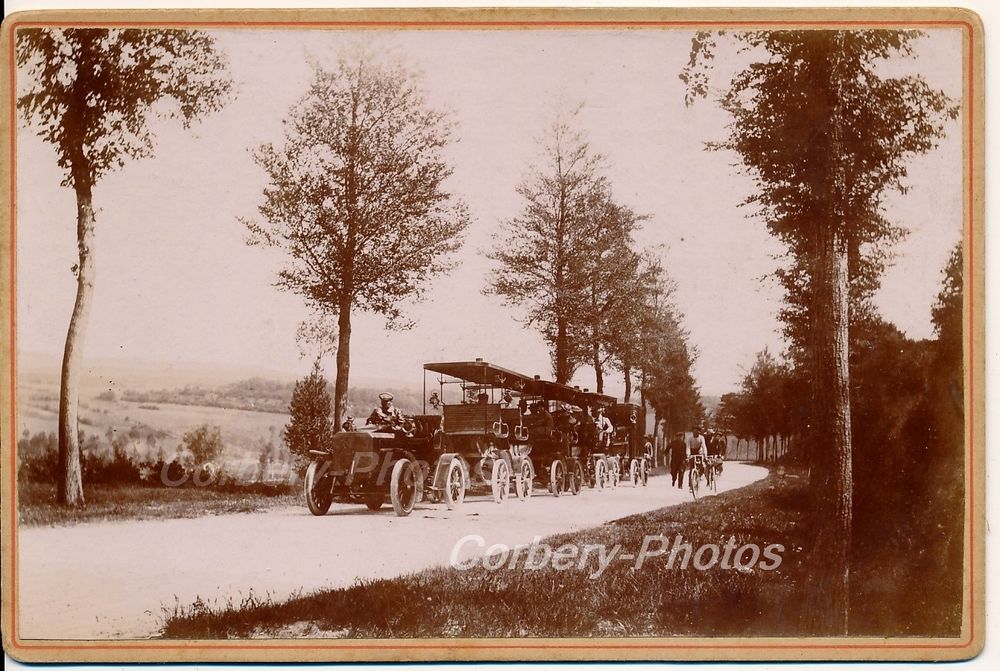 Photographie Cabinet Transport Train Renard Luzy ca1900 