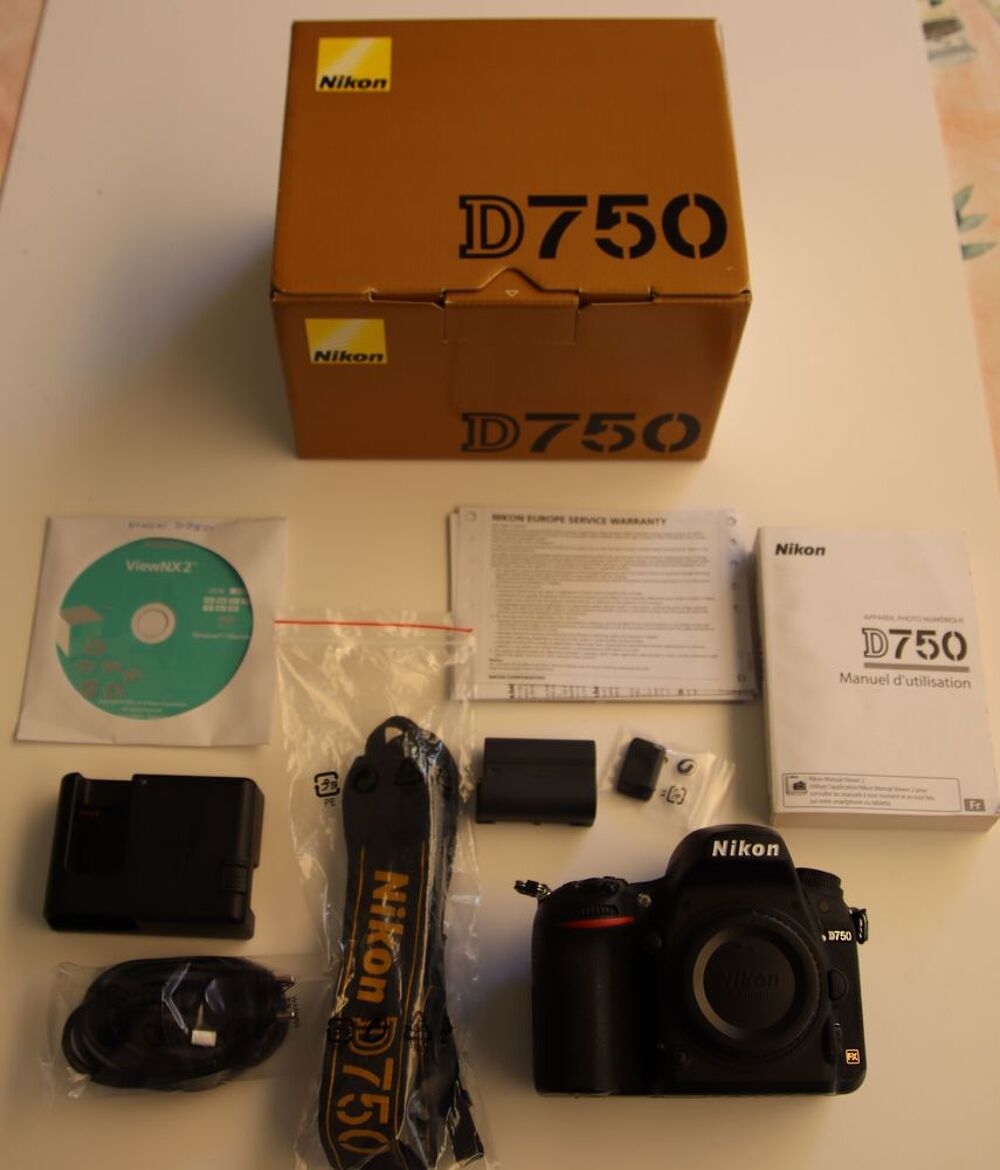 NIKON D750 + Objectif 18-300mm + Objectif 80-400mm + Flash Photos/Video/TV