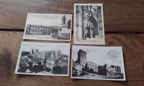  Lot de 4Cartes Postales Anciennes d'AVIGNON 6 Saint-Martin-de-la-Brasque (84)
