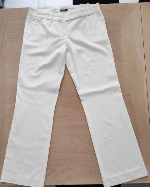 Pantalon blanc coton 8 Courtisols (51)
