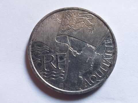 Pièce 10 euros 2010 argent 25 Bordeaux (33)
