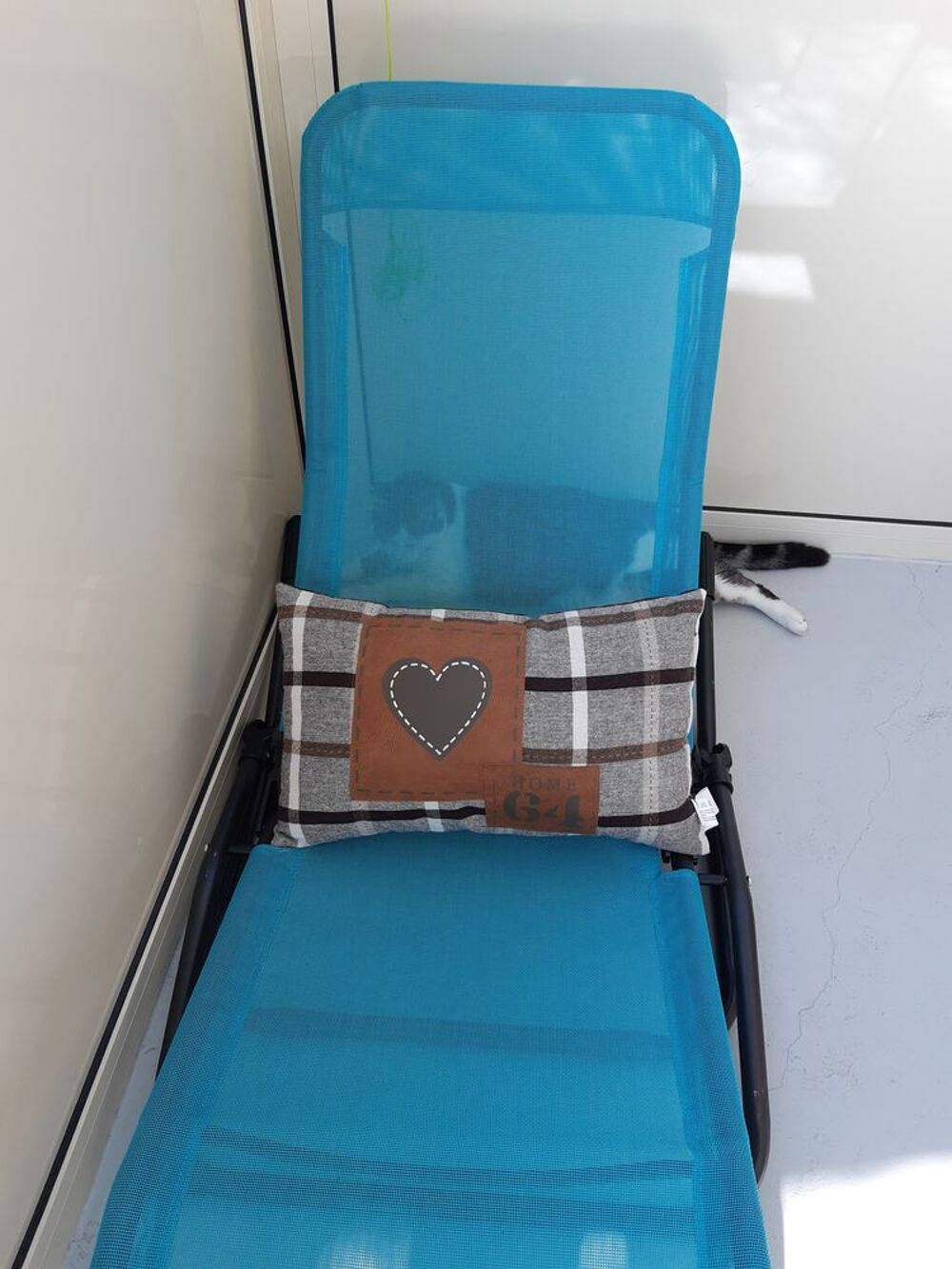 Coussin Ecossais "HOME 64" (NEUF). Décoration
