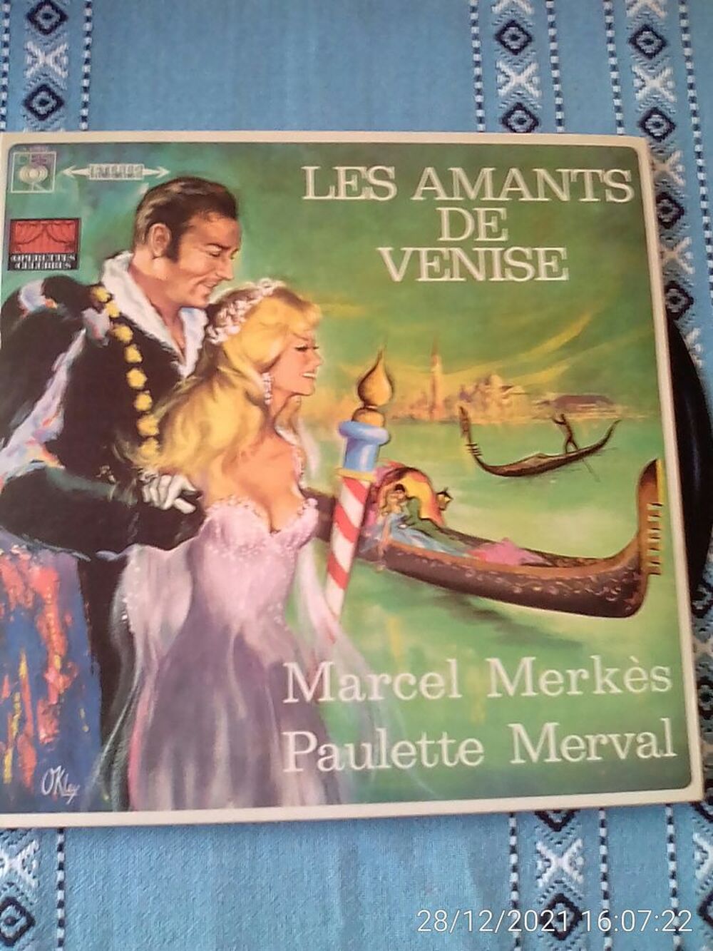 Vinyle 33T AMANTS DE VENISE - MERKES MERVAL Audio et hifi