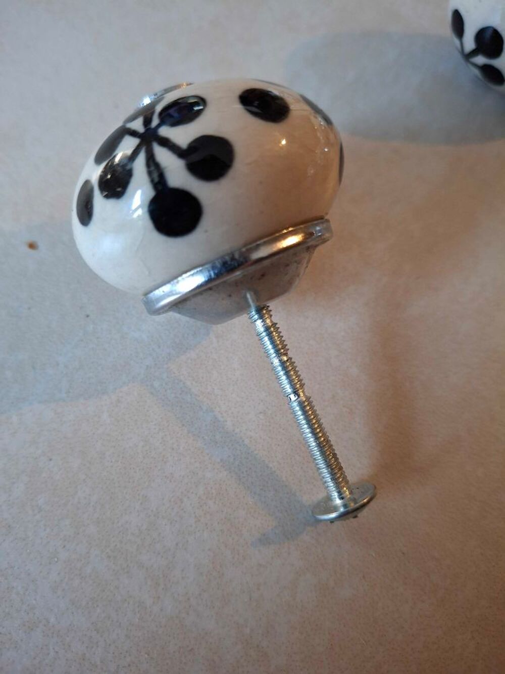 Boutons en porcelaine Décoration