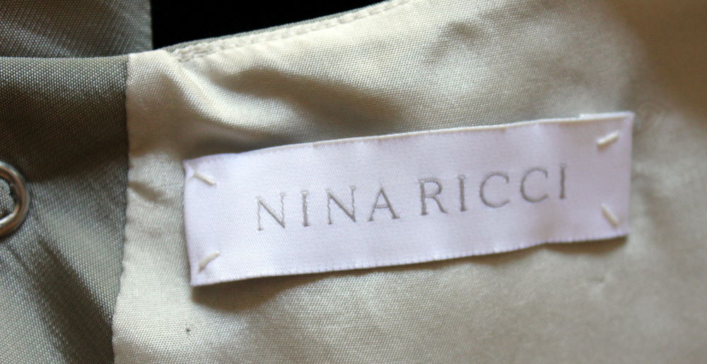 Robe gris &amp; noir NINA RICCI 
T.S Vêtements
