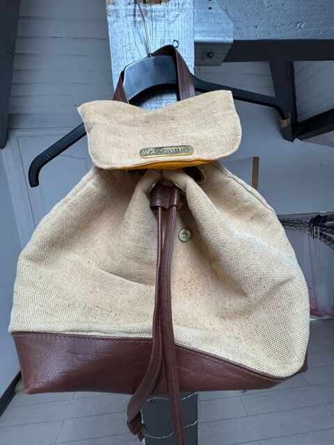 ? Sac à Dos Lancaster Vintage ? Toile & Cuir Marron Précy-sur-Oise (60)
