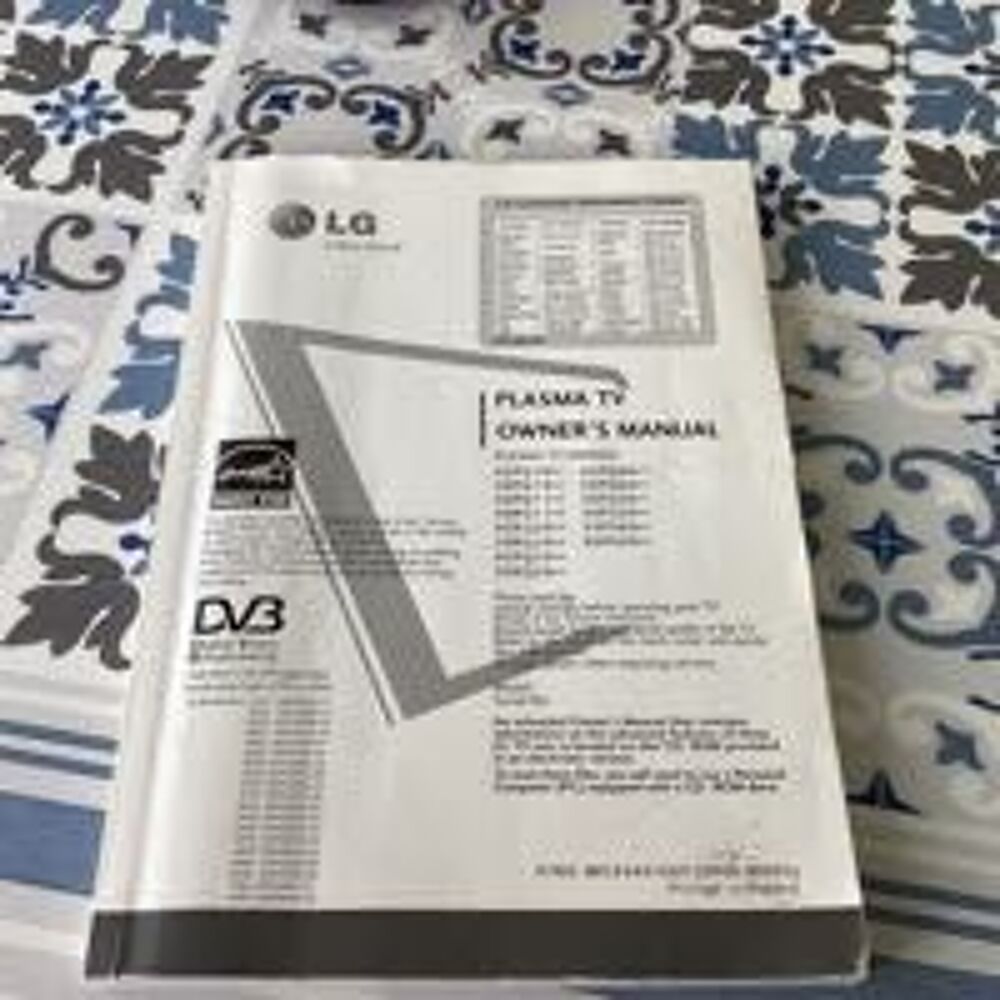 T&eacute;l&eacute;vision LG plasma 120 Audio et hifi
