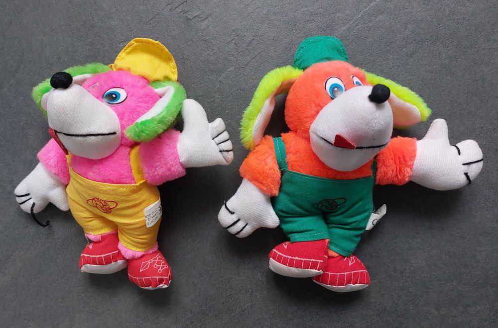 Ensemble de 2 peluches souris Jeux / jouets