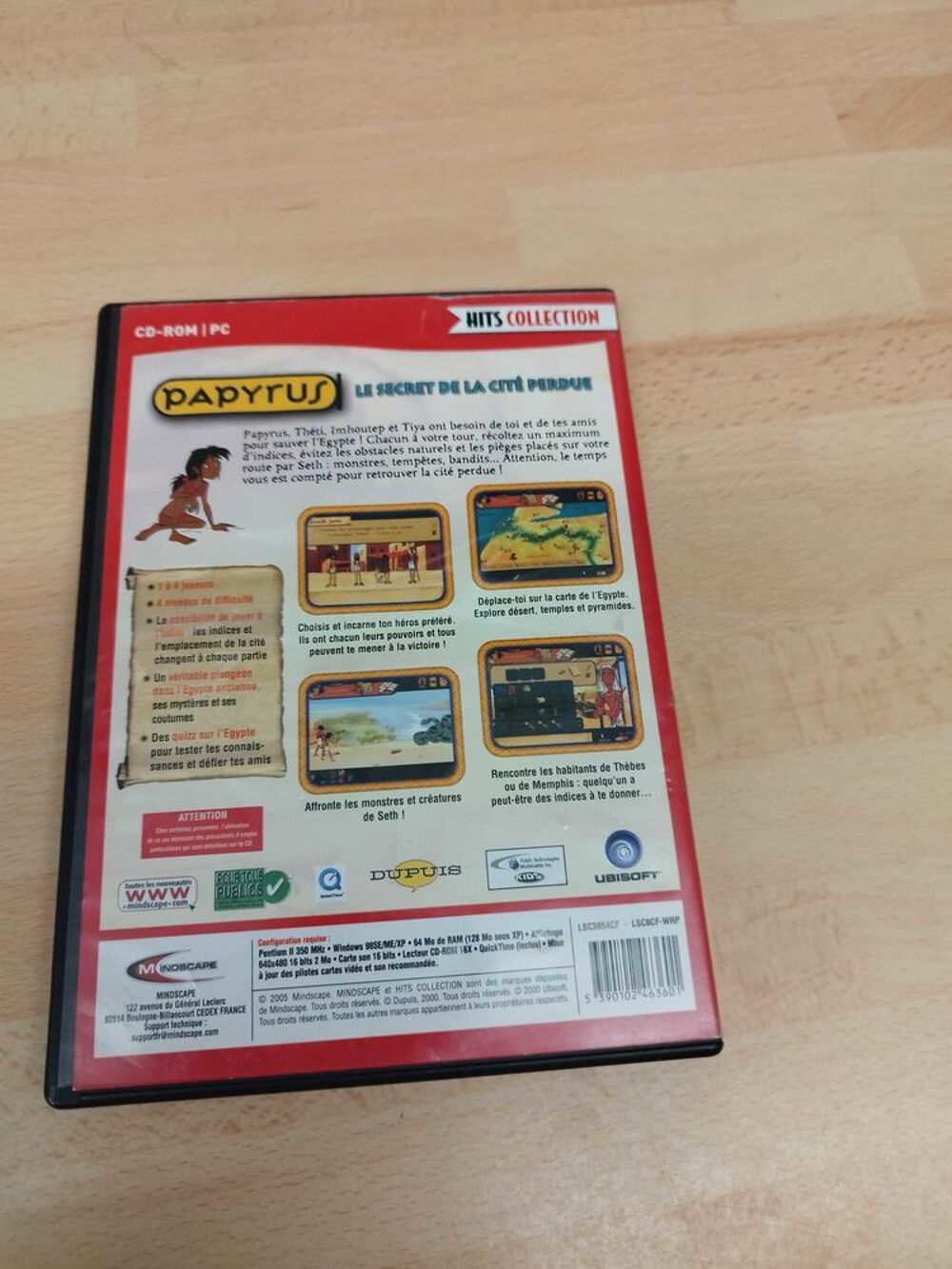 Papyrus 2 - Le Secret de la Cit&eacute; perdue - jeux PC CD et vinyles