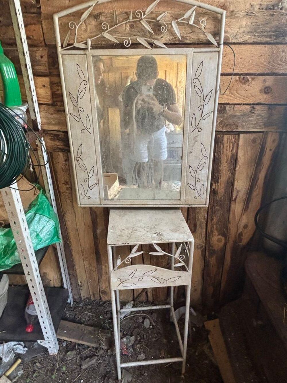 miroir avec commode Décoration