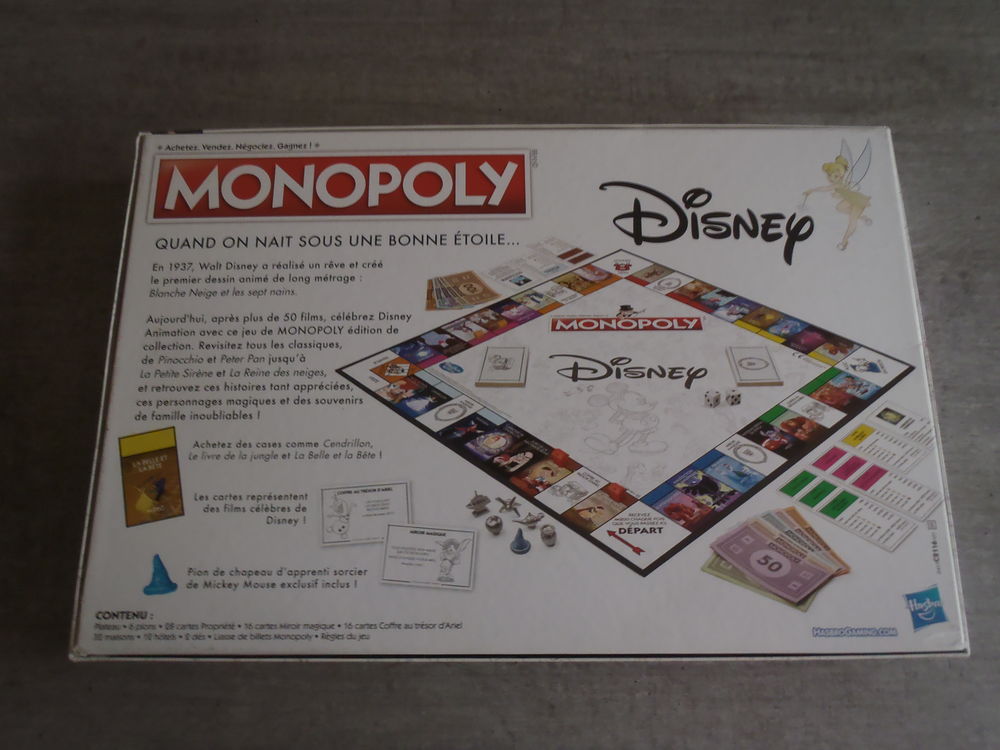 monopoly Disney en parfait &eacute;tat. Jeux / jouets