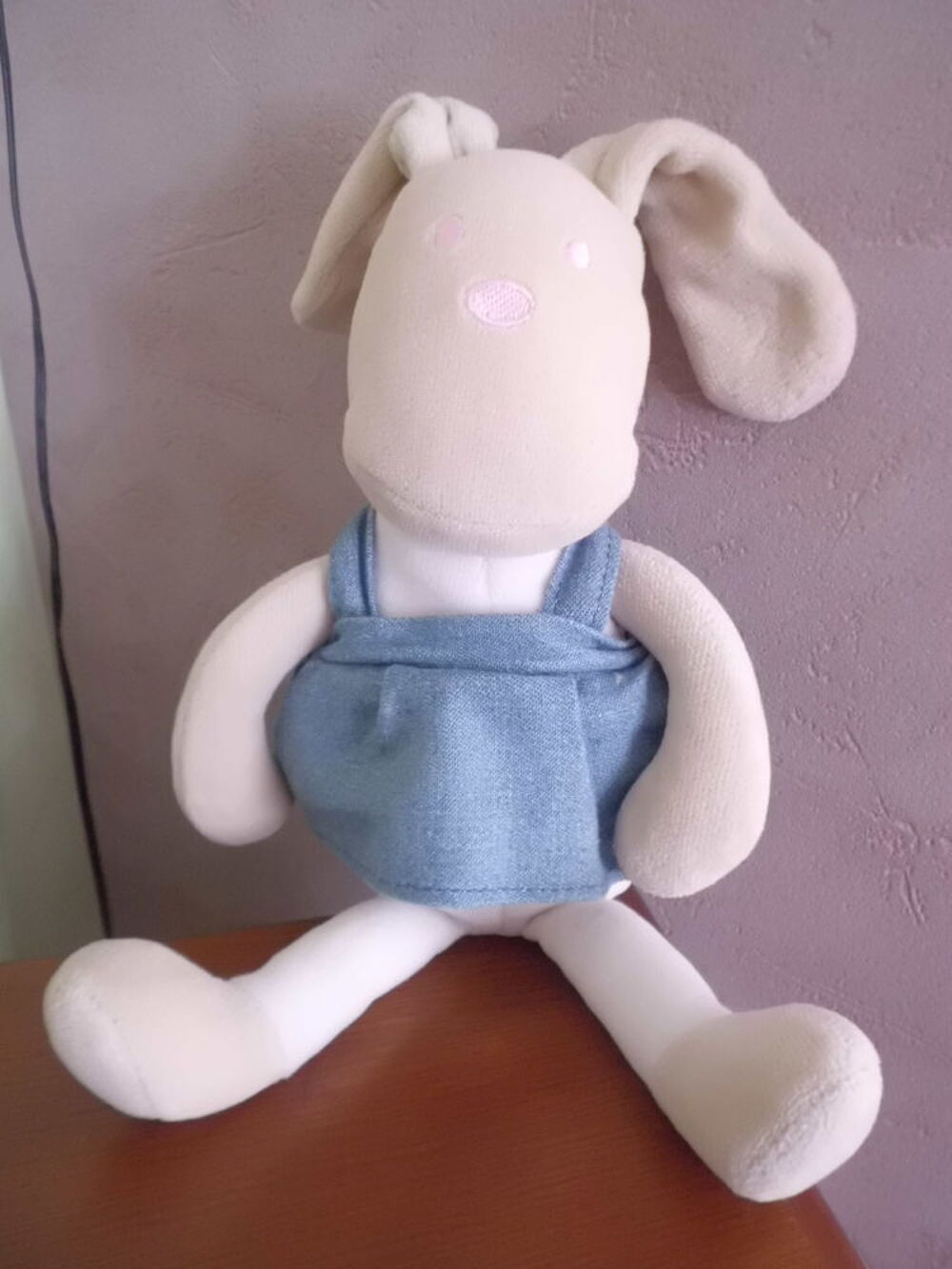 LAPIN BEIGE ET ROSE COROLLE Jeux / jouets