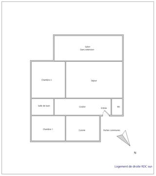  Appartement  vendre 4 pices 71 m