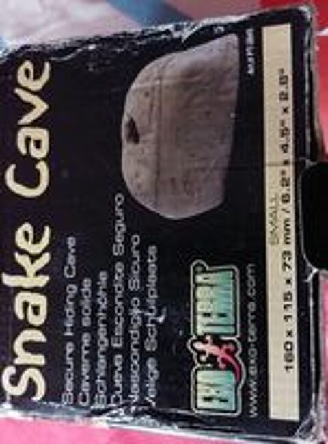    Caverne solide pour reptile et amphibien  