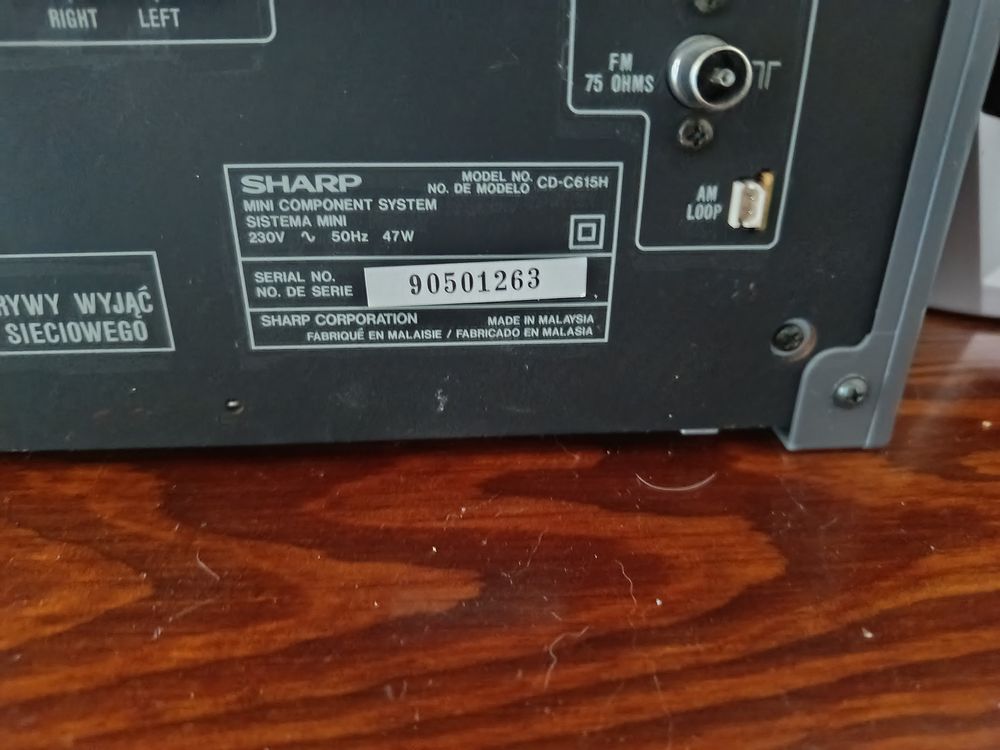 chaine hi-fi sharp cd-c615 Photos/Video/TV