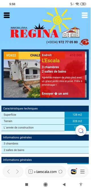  Maison � vendre 5 pi�ces 120 m�