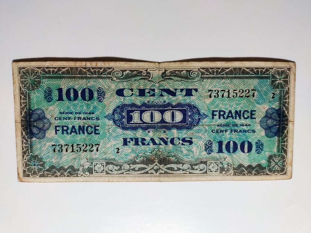 billet am&eacute;ricain de la lib&eacute;ration ann&eacute;e 1944 