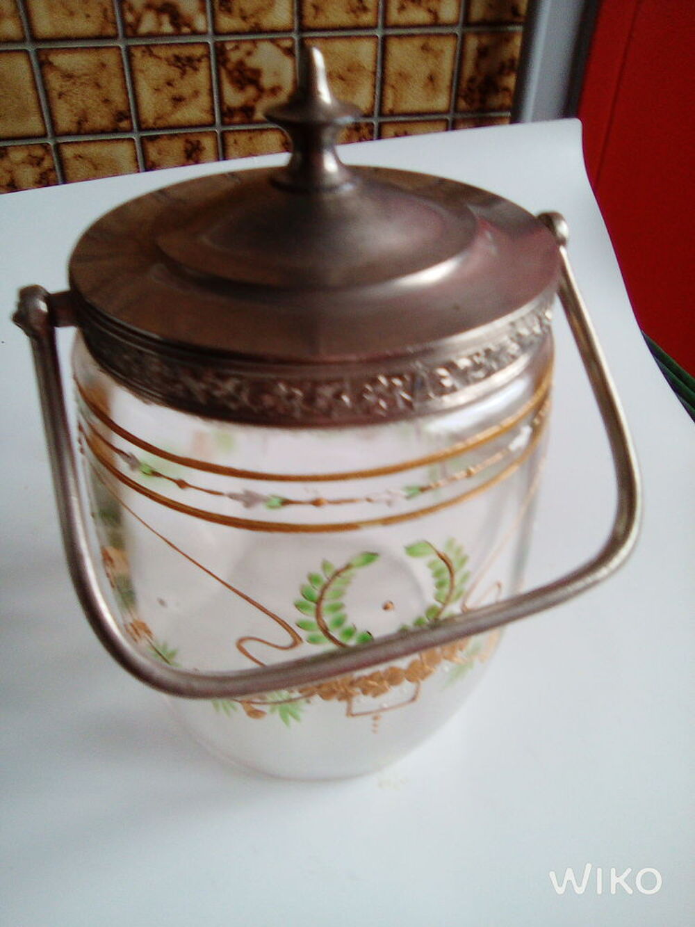 seaux &agrave; biscuits Art D&eacute;co ann&eacute;e 1920
Chacun est diff&eacute;rent 
Décoration