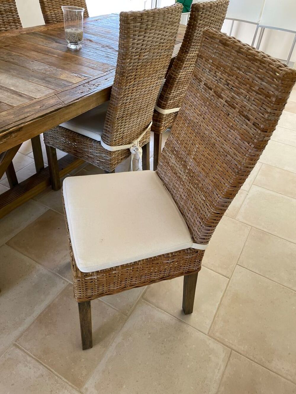 Table en pin recycl&eacute; et vieilli Meubles