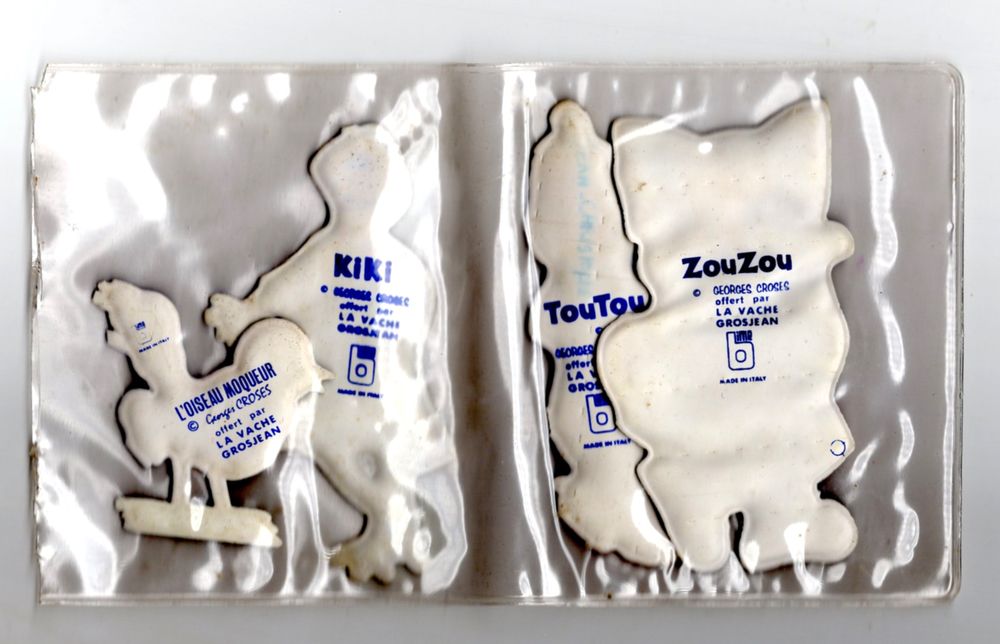 La maison de Toutou : 4 silhouettes La Vache Grosjean - 1967 