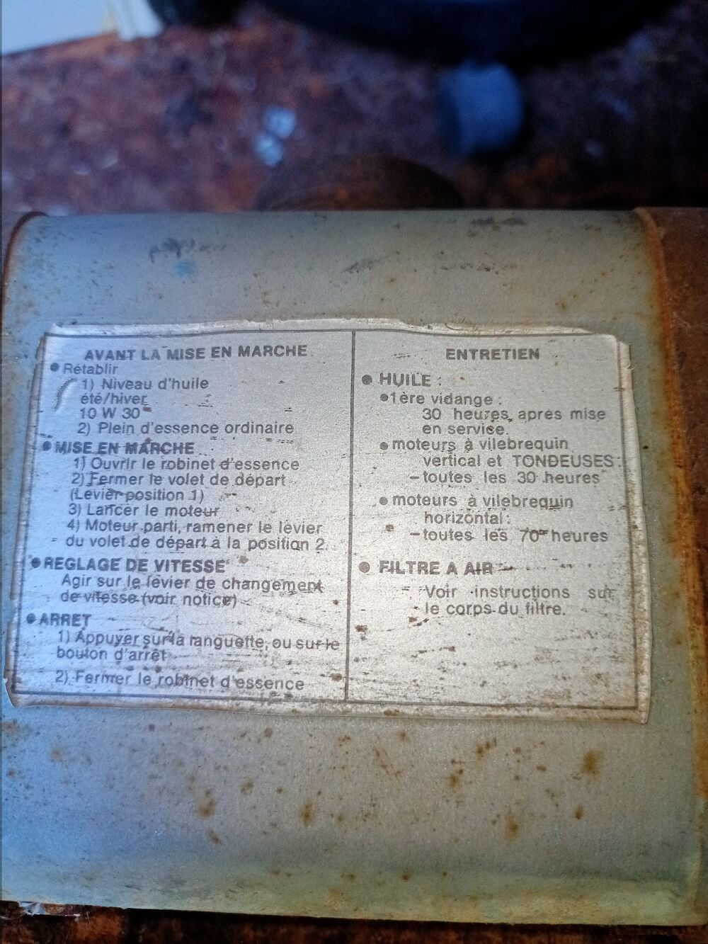 Moteur bernard Bricolage