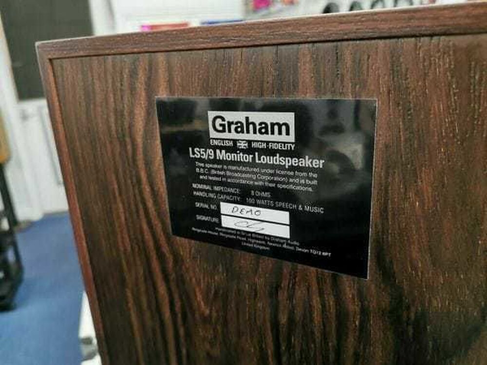 Enceintes Graham Audio LS5/9 Audio et hifi