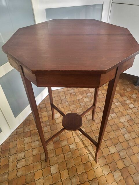 Table Art Deco en acajou 60 Biscarrosse (40)