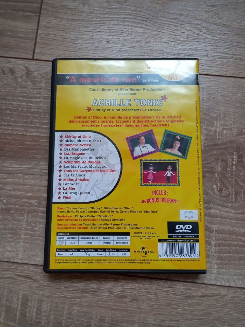 Dvd Achille Tonic - Shirley &amp; Dino - Le cabaret DVD et blu-ray
