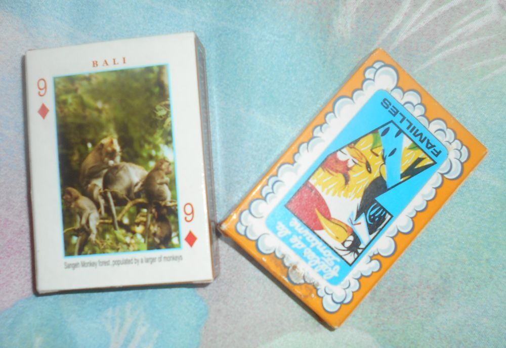 2 jeux de cartes : BALI et Fables de la Fontaine (nfs) 