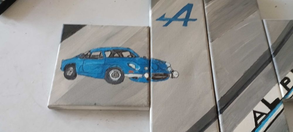 tableau Renault alpine A110 Décoration