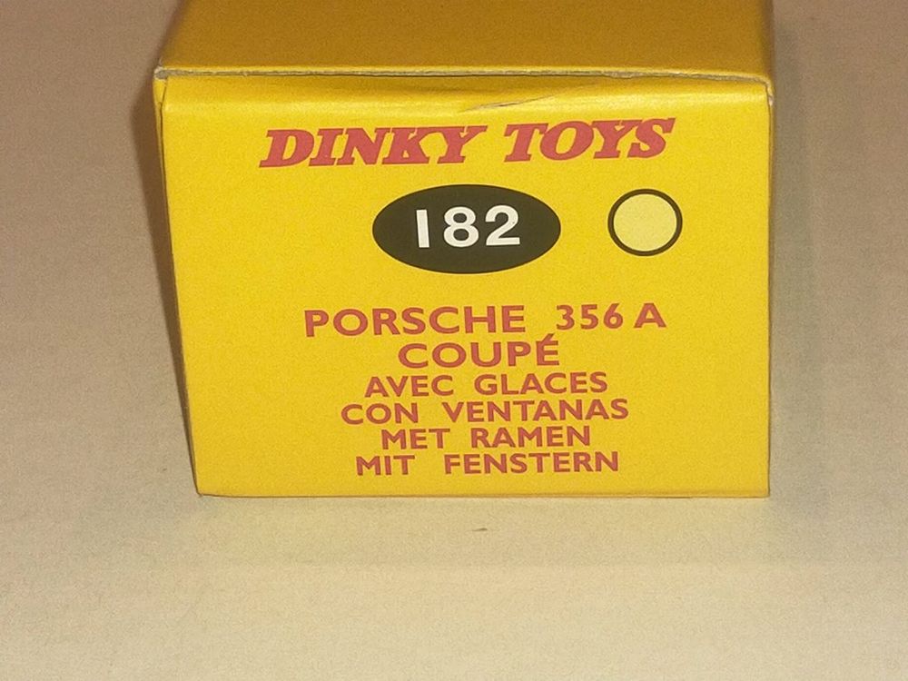 DINKY TOYS Atlas Porsche 356 A coup&eacute;
