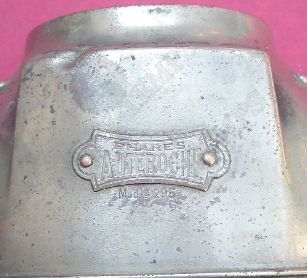 ANCIEN PHARE DE VOITURE AUTEROCHE AC&Eacute;TYL&Egrave;NE &amp; RETROVISEUR MO 