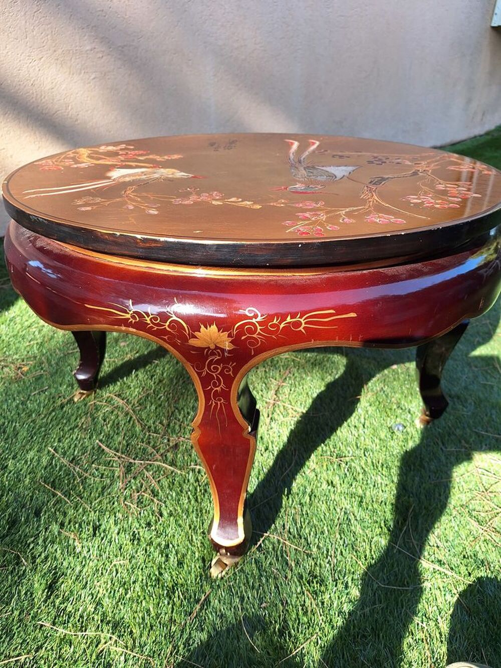 table basse chinoise de salon en bois Meubles
