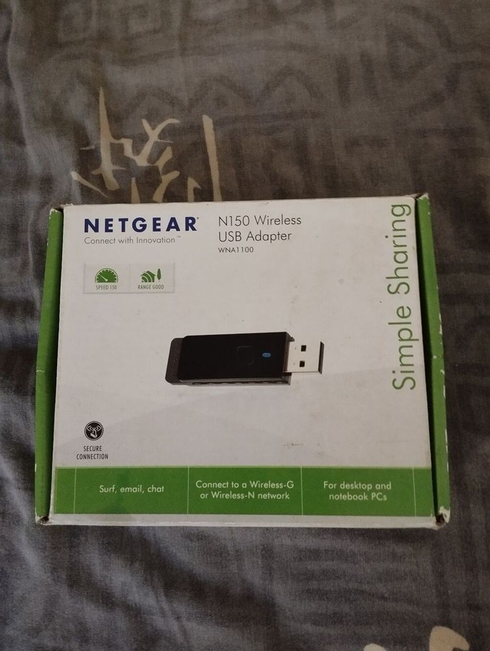 Cl&eacute; USB NETGEAR N 150 WIRELESS neuve Matriel informatique
