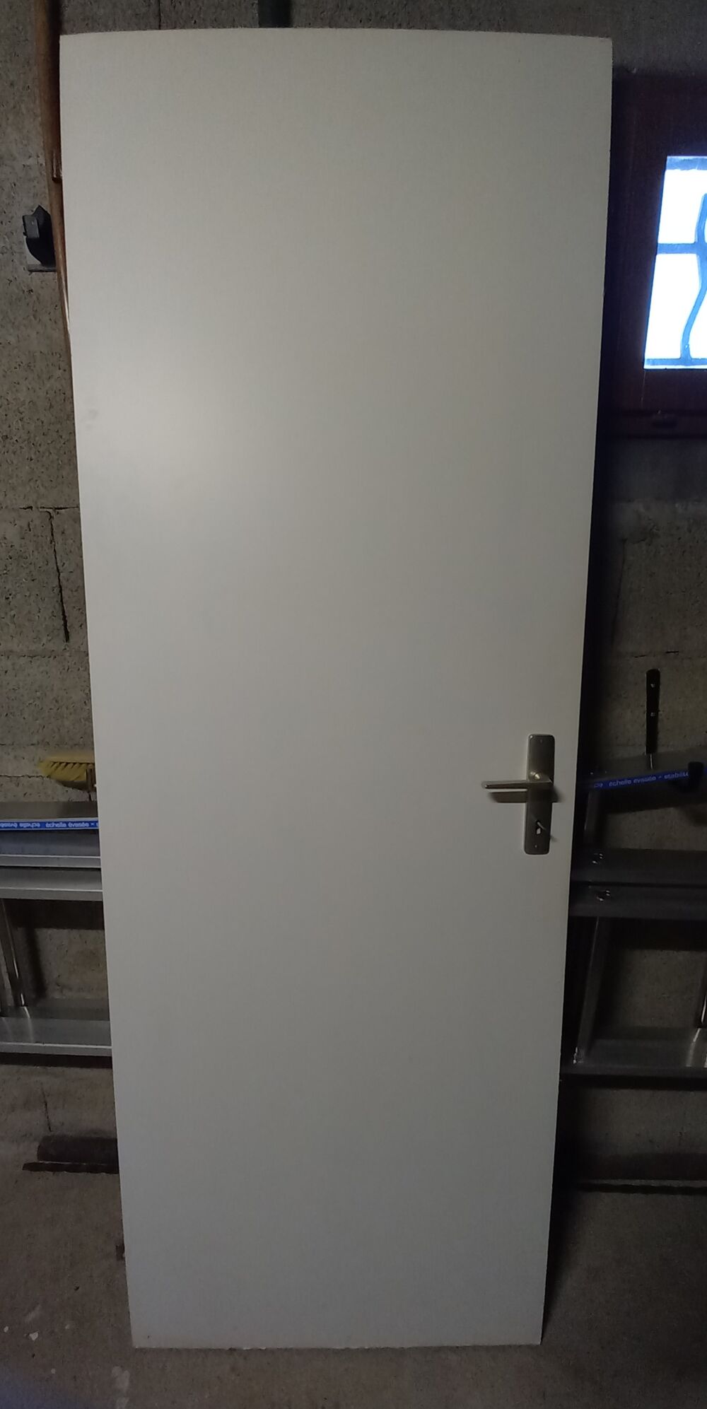 Porte blanche simple SANS cadre, mais avec gonds Bricolage