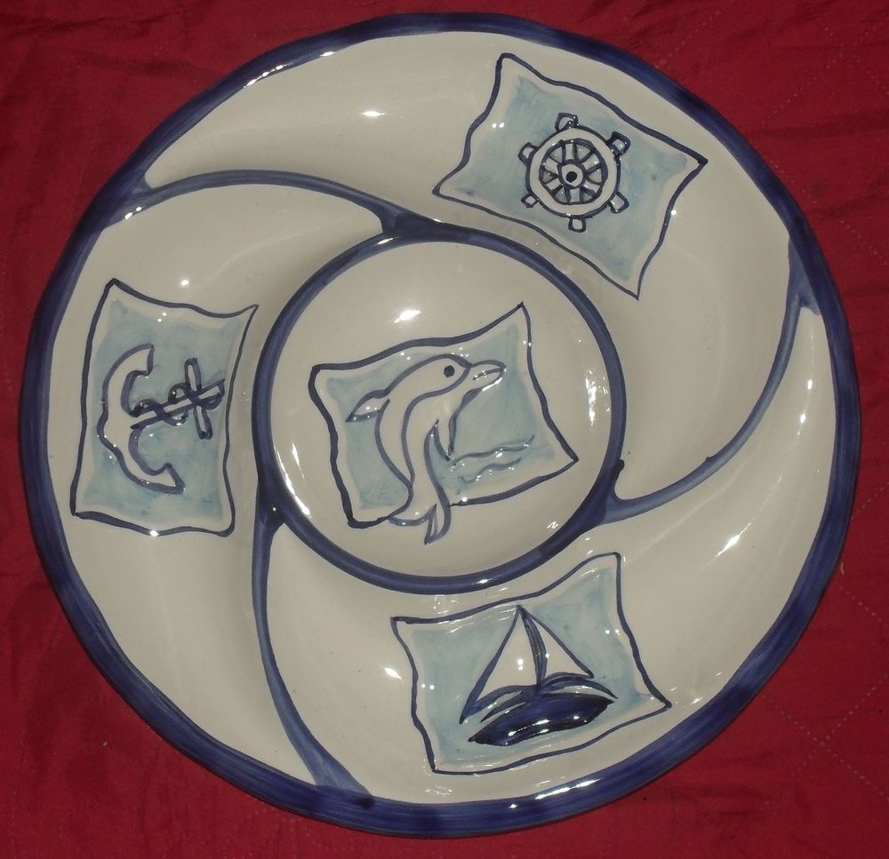 Assiette &agrave; compartiments pour ap&eacute;ritif Neuve Cuisine
