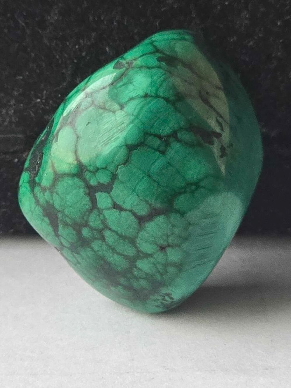Malachite Polie du Katanga 18g-Pierre Naturelle Congo &amp; Lithoth&eacute;rapie 