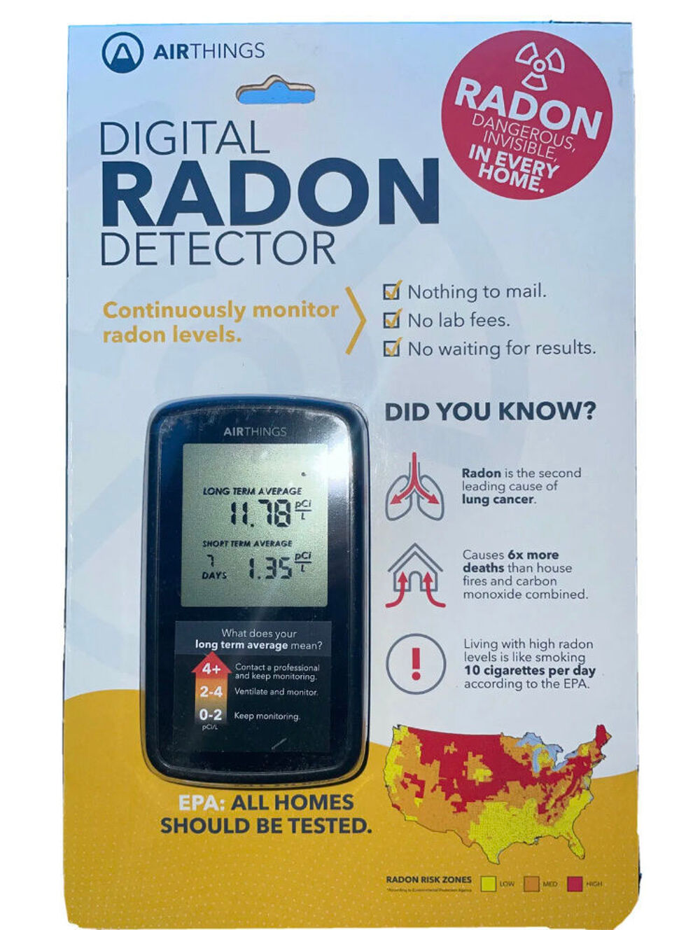 D&eacute;tecteur Radon Matériel informatique