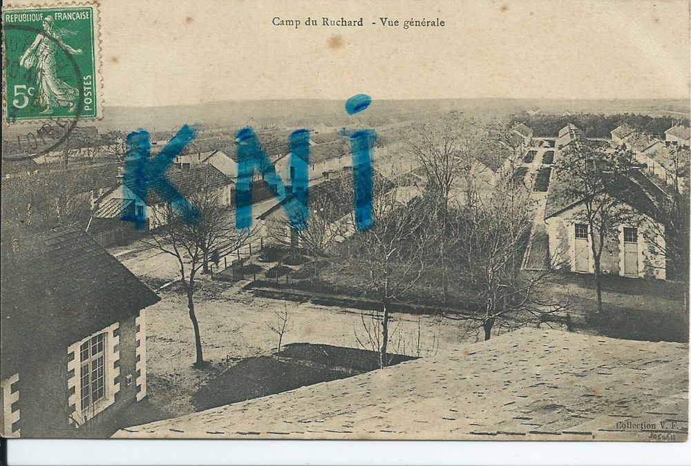 cpa,37 Avons-les-roches ,le camp ruchard 