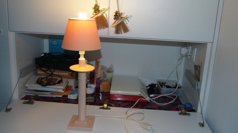 lampe de chevet. Décoration