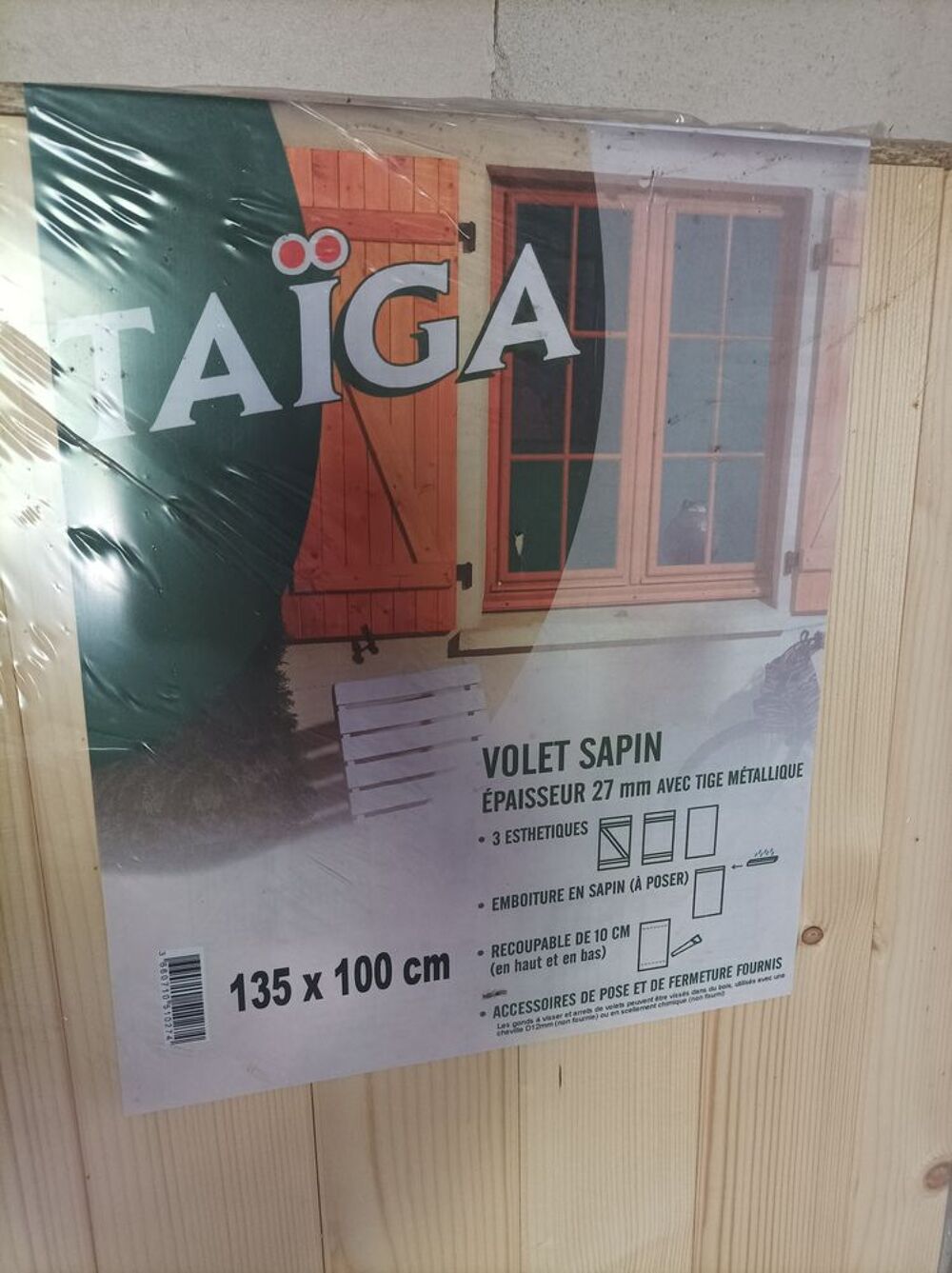 6 Volets neufs sous emballage TAIGA Bricolage