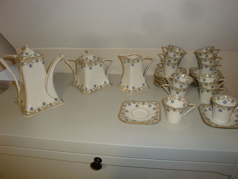 Service Caf&eacute; Porcelaine LIMOGES Ets LANTERNIER Cuisine