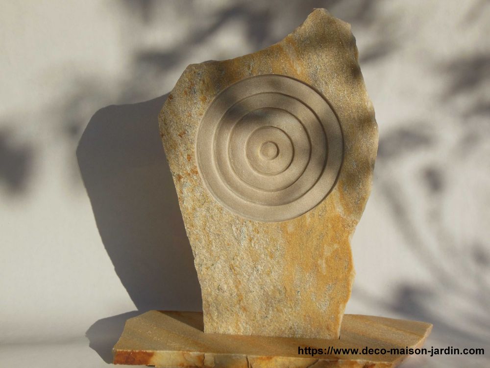 Sculpture en Quartzite - Statue Jardin - D&eacute;coration Maison
Décoration