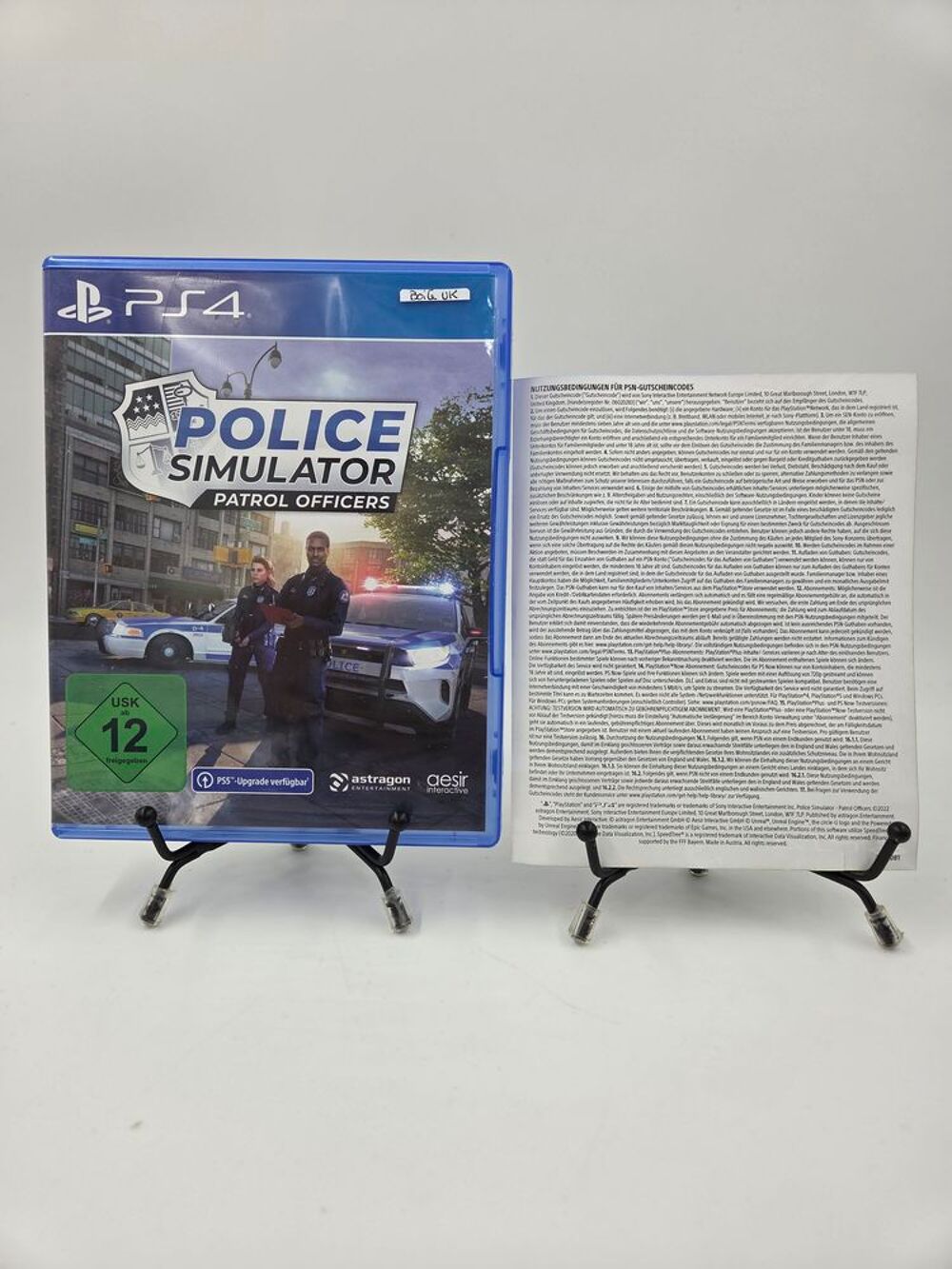 Jeu Playstation 4 Police Simulator : Patrol Officers complet Consoles et jeux vidéos