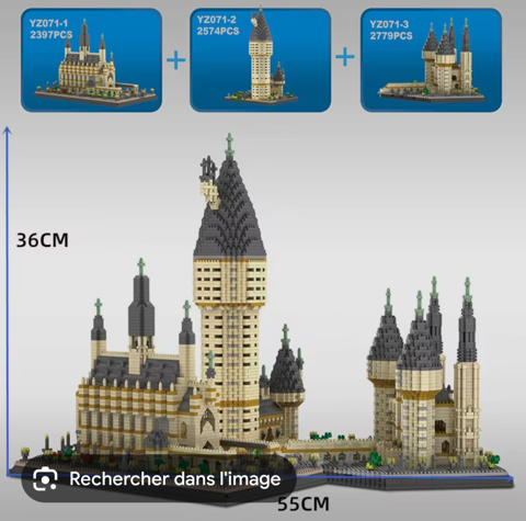 Cartoon Blocks Hogwarts Castle YZ071-1 (7750 pi�ces) neuf 100 Vulbens (74)