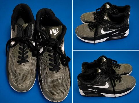 Baskets Nike Air Max kaki et noires taille 38 12 Saint-Julien-de-l'Herms (38)